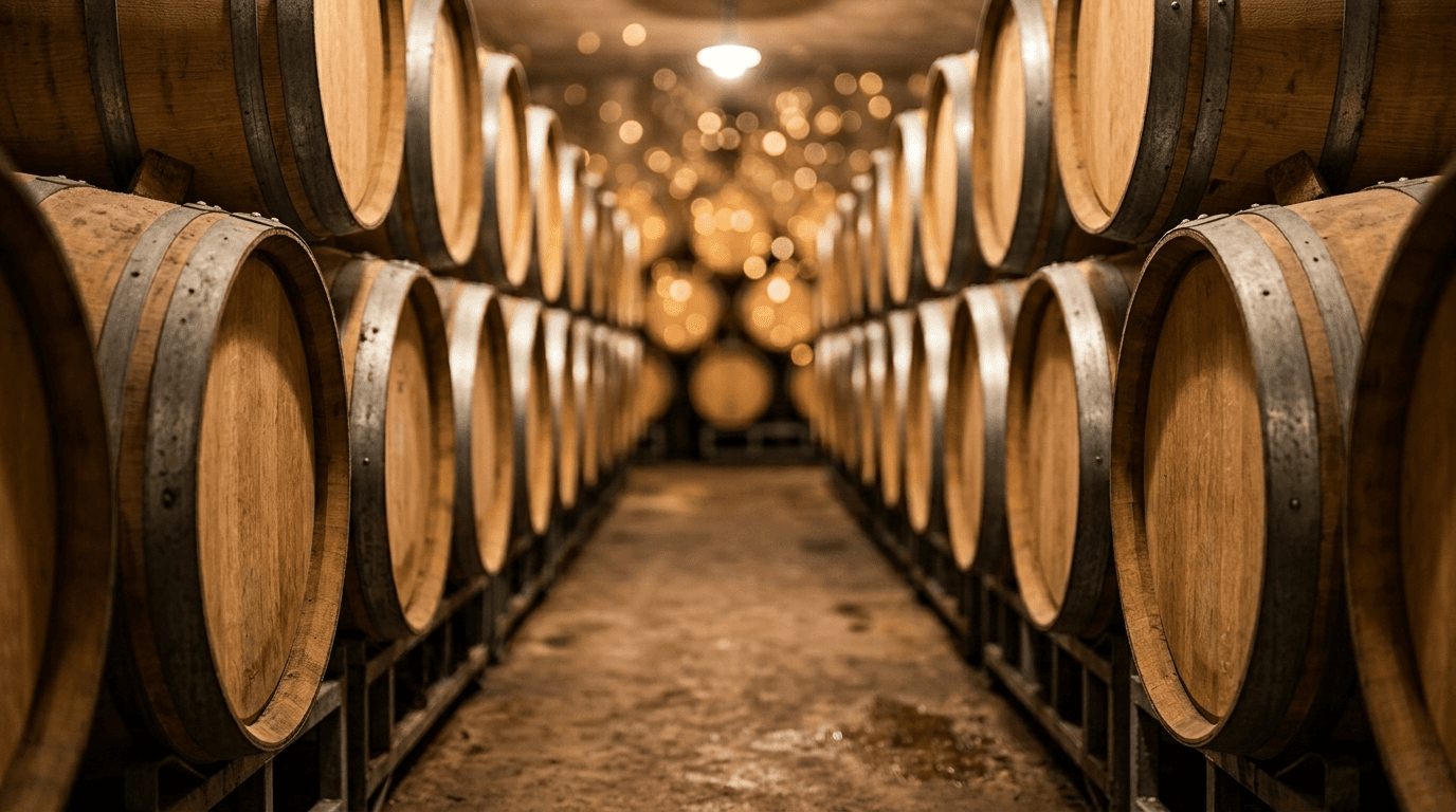 Sala de barris de madeira